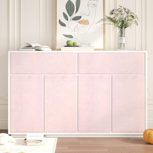 CHIHUT 12''x100'' Light Pink Felt Fabric Velvet Flocking Liner - Image 5