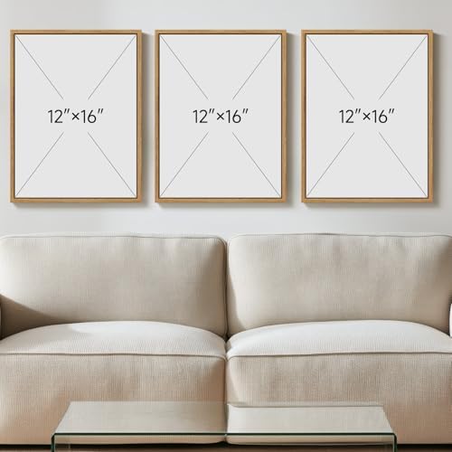 Framed Abstract Minimalist Watercolor Green Gold Wall Art Bedroom, 12x16 In - Image 3