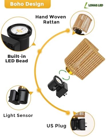 L LOHAS LED Night Lights Plug into Wall, Plug in Night Light Dimmable 100LM - Image 4