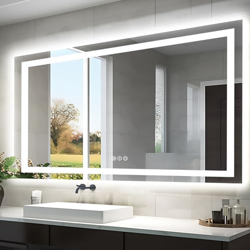 EchosLife 55"x30" LED Bathroom Mirrors by EchosLife