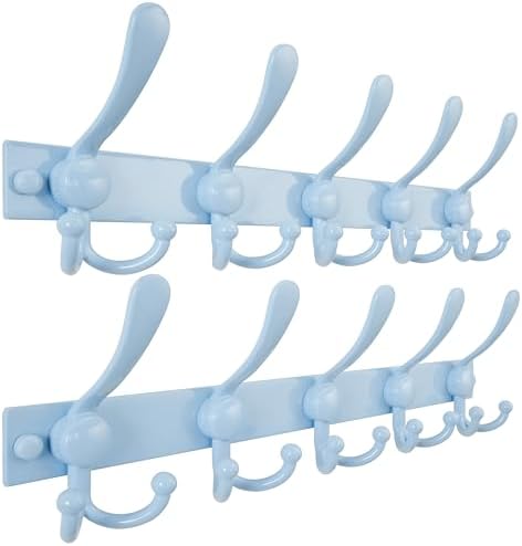 Dseap Coat Rack Wall Mount, Heavy Duty 12-Gauge Base vs Flimsy 1mm, by Dseap