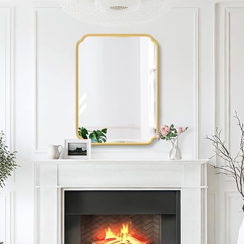 Ferytange 28"x36" Gold Bathroom Mirror - Image 3