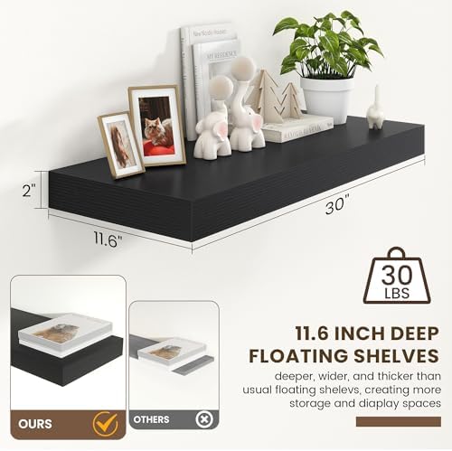 FLYJOE 30 Inch Floating Shelves - Image 2