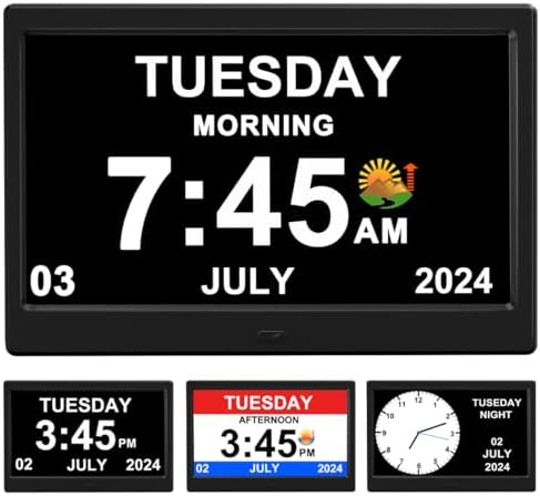 2026 Digital Clock Plug-in, Power Outage Memory, DST Display Time, and Year by TIMEMOON