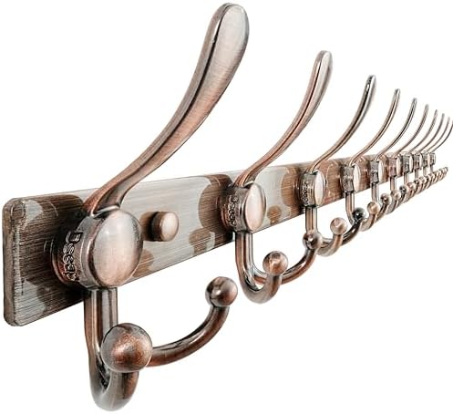 Dseap Coat Rack Wall Mount 37 Inch, Heavy Duty 12-Gauge Base vs Flimsy 1mm by Dseap