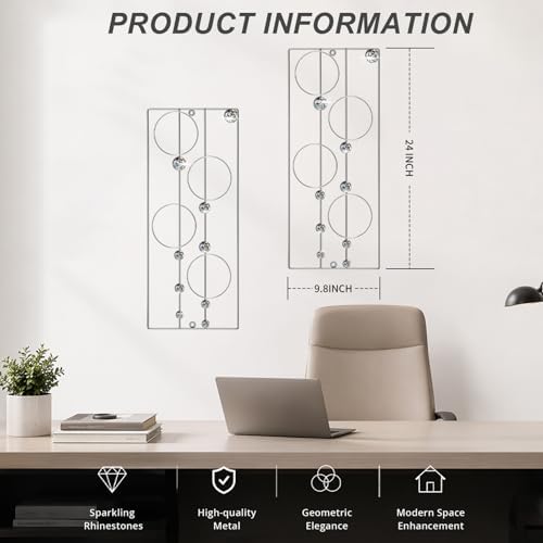 ZEXUIRU 2 Pcs. Abstract Metal Art - Image 4