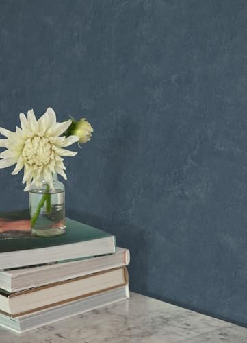 Mr. Kate Daphne Limewash Moody Blue Peel and Stick Wallpaper - Image 2