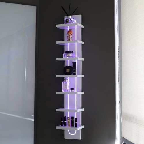 Small Unique 7 Tier Floating Shelf by AskTag