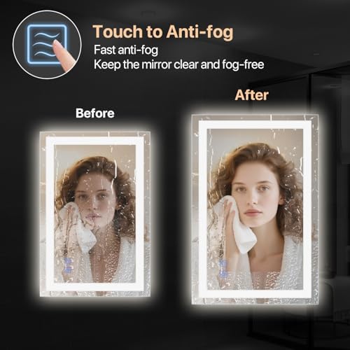 32”x24“ LED Bathroom Mirror - Image 3