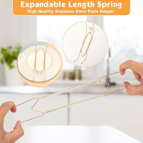 24 pcs Plate Hangers for The Wall, 4/6/8/10/12 Inch Invisible Decorative Wall - Image 5