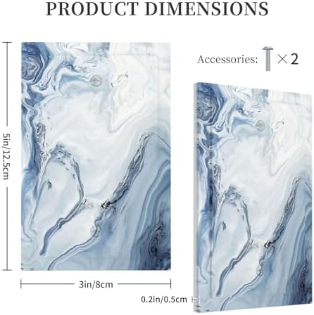 Light Switch Cover Plate Blue Marble Pattern 1 Gang No Device Blank Electrical - Image 5