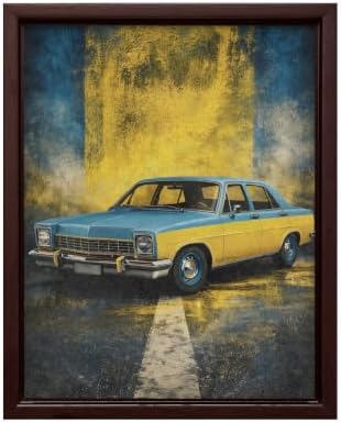 InkFlow Posters Vintage Car Canvas Poster by InkFlowPosters