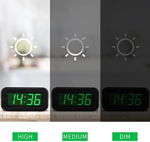 KWANWA 1.2 Inch Small Digital Alarm Clock, Battery Operated Portable Desk Clock - Image 3