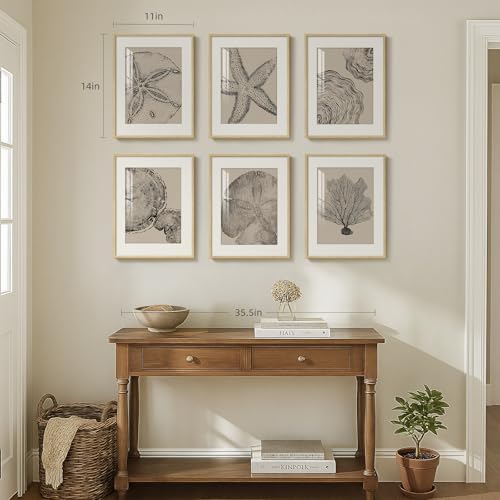 Framed Black and Beige Neutral Abstract Wall Art - Image 3