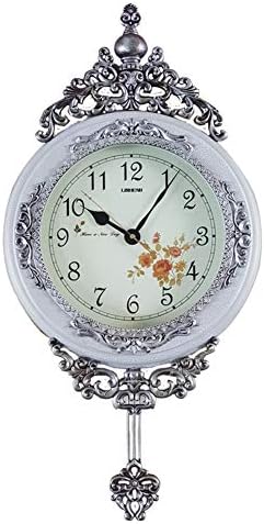 SHISEDECO 29.5" Large Vintage Antique Grandfather Pendulum Wall Clock by SHISEDECO