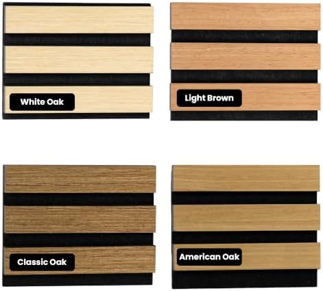 SMARTSTANDARD Sample Wood Slat Wall Panel by SMARTSTANDARD