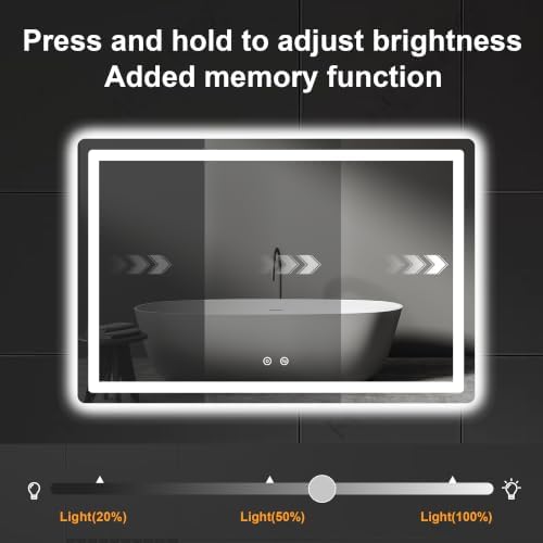 TRAHOME LED Bathroom Vanity Mirror - Image 3
