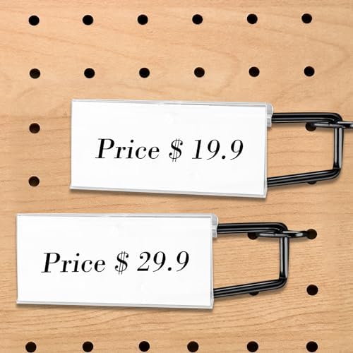 Tandefio 100 Pack Black Metal Peg Board Hooks - Image 6