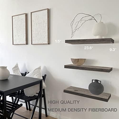 QEEIG Bathroom Long Floating Shelves - Image 3