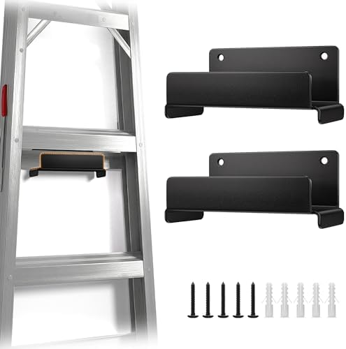 niffgaff Ladder Hooks for Garage Wall, 2 Pack Heavy Duty Wall Mount Storage by niffgaff