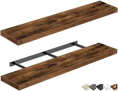 QEEIG Extra Long Floating Shelves by QEEIG
