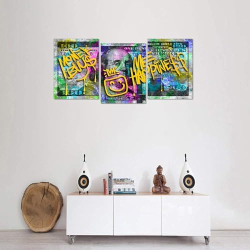 Yatsen Bridge 3 Panels Money Wall Art - Image 3