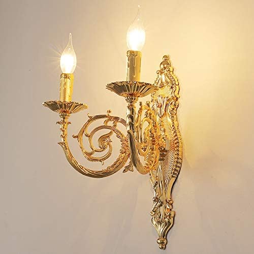 Aiwen Wall Lights 2-Light Wall Sconce Crystal Candle Wall-Lamp Corridor Living - Image 3