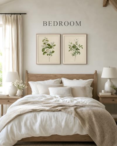 VIYYIEA Framed Botanical Flower Wall Art Set - Image 2