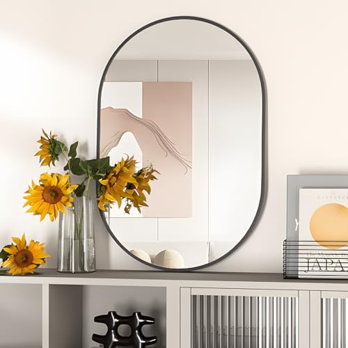 Oval Bathroom Mirror Wall Vanity Oval Mirrors, Modern Mirror - Image 5