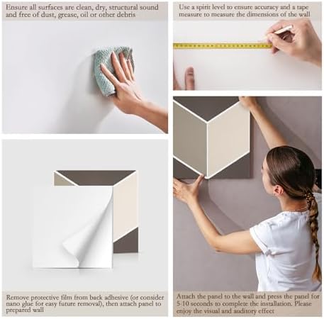 ArtVivid 12 Pack Acoustic Panels, Sound Proof Panels - Image 5