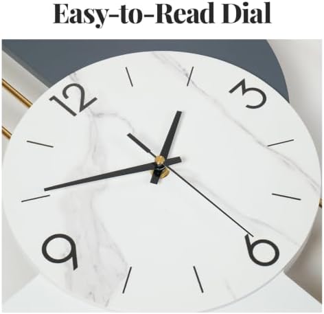 Cuspin Modern Wall Clock with Pendulum - Image 5
