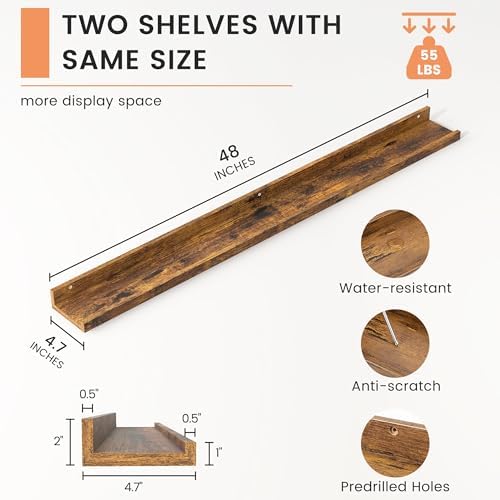 Picture Ledge Shelf, Floating Shelves - Image 3