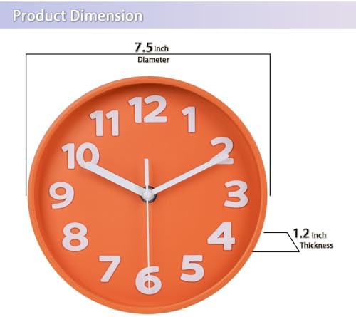 12 Inch Modern Dual‑Mode Clock, Wall Clock & Tabletop Clock - Image 6
