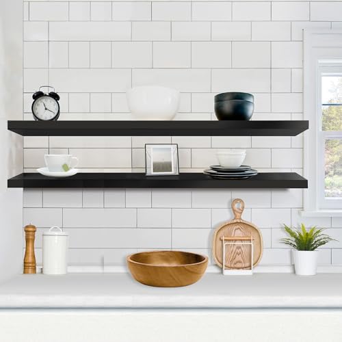 Sorbus Floating Shelves for Wall Storage - Image 2