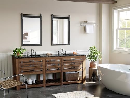 Brightify Farmhouse Mirror for Bathroom Sink - Image 2