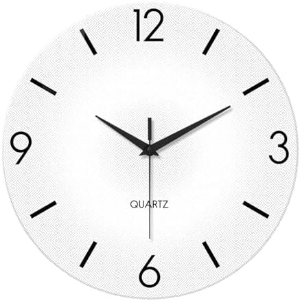 XFM Modern Simple Wall Clock 16 Inch White Minimalist by XFMWallClock