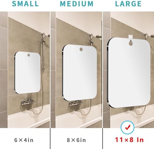 Shatterproof Shower Mirror Fogless - Image 3