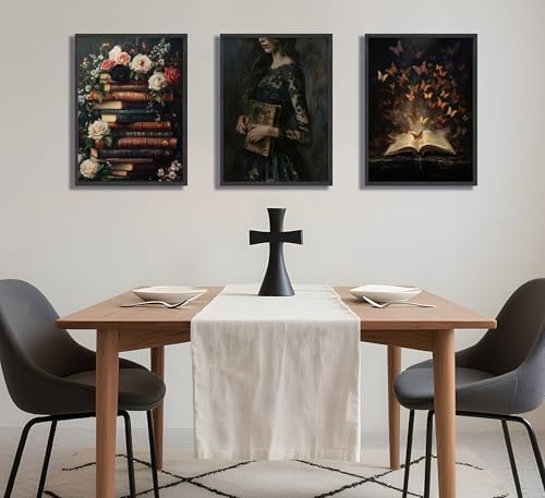 3Pcs Victorian Reading Canvas Prints Wall Art 12x16 inches - Image 5