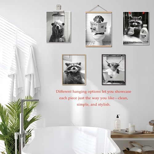 Funny Bathroom Wall Art Set of 9 - Image 4