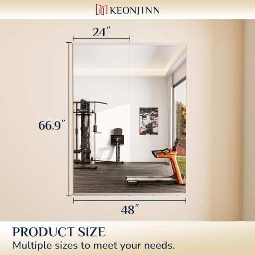 Keonjinn Home Gym Mirror 67" x 24" - Image 2