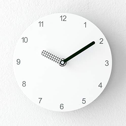 Stephanie Imports Modern Minimalist White & Black Wall Clock by StephanieImports
