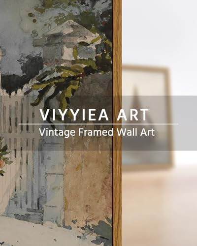 VIYYIEA Vintage Plant Large Framed Wall Art, 20x30 Inch Canvas Print Artwork - Image 5