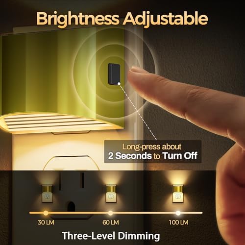 DORESshop Night Light, Night Lights Plug into Wall, Adjustable - Image 2