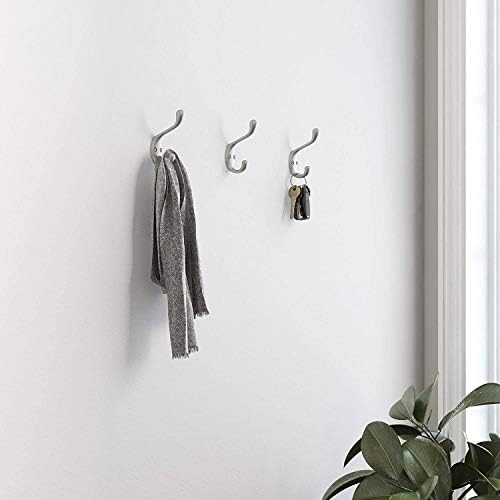 Franklin Brass Heavy Duty Coat and Hat Wall Hooks Double Hooks - Image 2