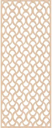 Resort Decorative Pierced Fretwork Wood Wall Panels, 23 3/8"W x 59 3/8"H x 3/8"T - Image 2