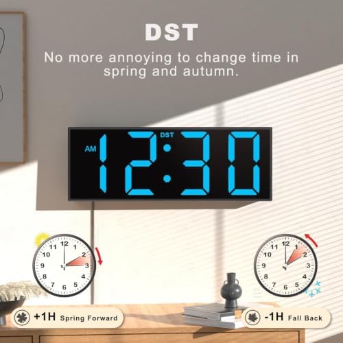 JALL Digital Wall Clock Large Display - Image 5