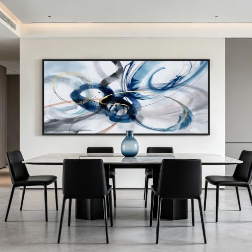 KLAKLA Abstract Wall Art for Living Room Modern Large Framed Art 86x39 Inch - Image 6