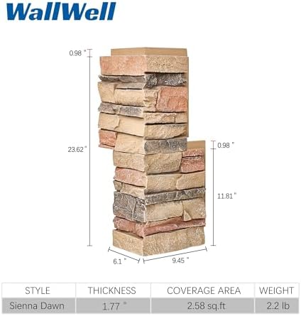 6-Pack Faux Stone Outside Corner - Image 5