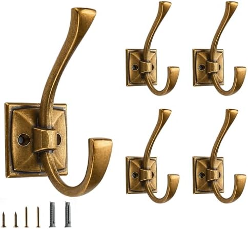 5 Pack Decorative Heavy Duty Towel Hooks by CABDM