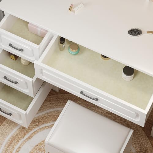 Beige Velvet Contact Paper for Cabinets Shelf Dresser, Soft Fabric Drawer Liner - Image 2